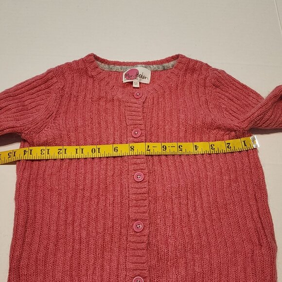 Mini Boden pink cardigan sz 9-10 long sleeve soft fuzzy - Picture 7 of 8